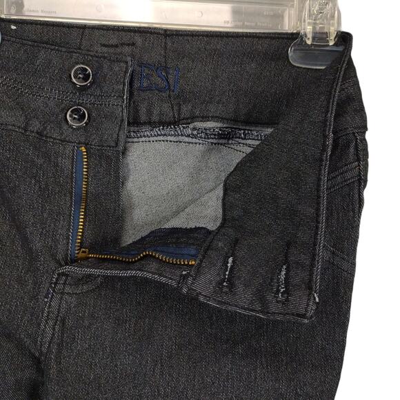 Danesi Western Wear Jeans Women's 11 Black Butt Lifter Straight Leg Stretch Pant - Picture 4 of 7